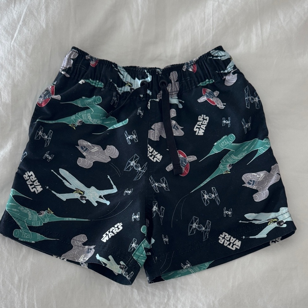 Star Wars hanna andersson vehicles swim shorts boys 3t